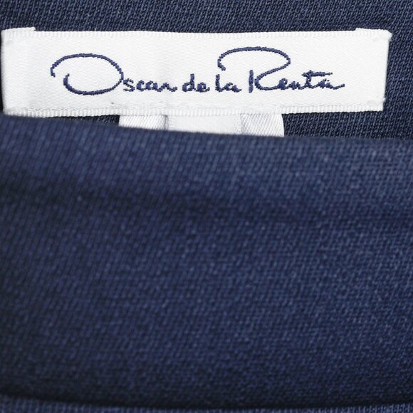 Oscar de la Renta Blue Wide Pant - Picture 4 of 9
